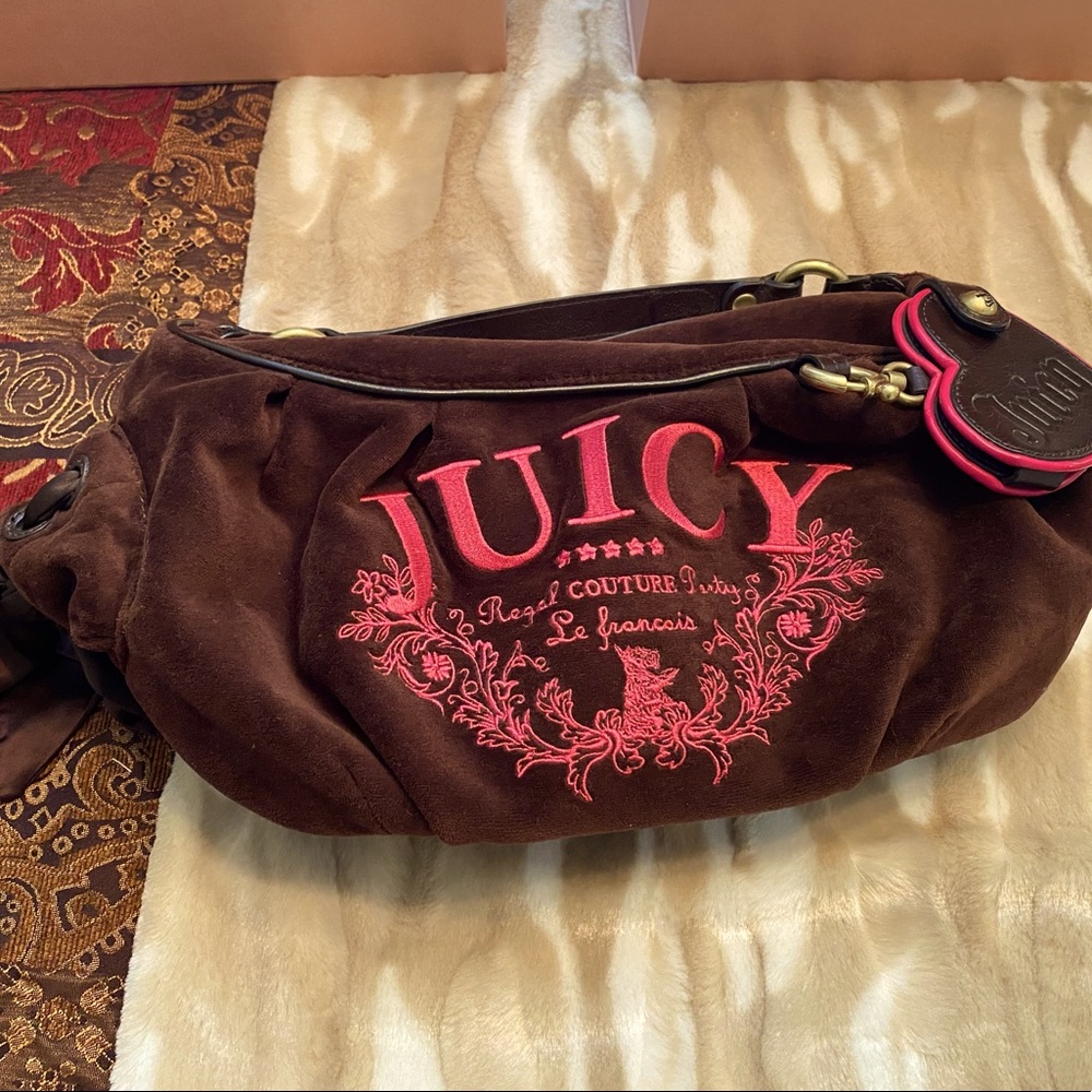 Juicy Couture velvet handbag